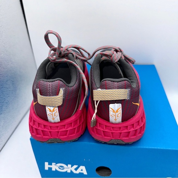 NWT Hoka Speedgoat 4 Women’s Trail Running Shoes Castlerock Paradise Pink - Picture 8 of 16